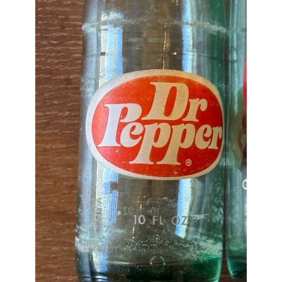 Vintage Dr. Pepper Glass Bottles Set of 3 Collectible - Picture 5 of 6